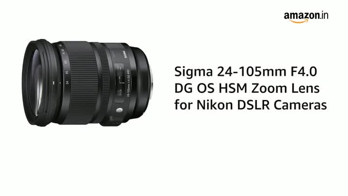 シグマ24-105mm F4 DG OS HSM（Nikon F Mount） Sigma 24-105mm F4.0 DG OS HSM Zoom Lens for Nikon DSLR